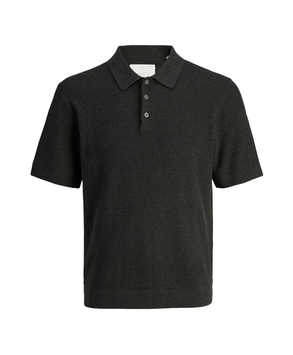 Jack & Jones Cooper Knit Polo SS - Peat/Twist